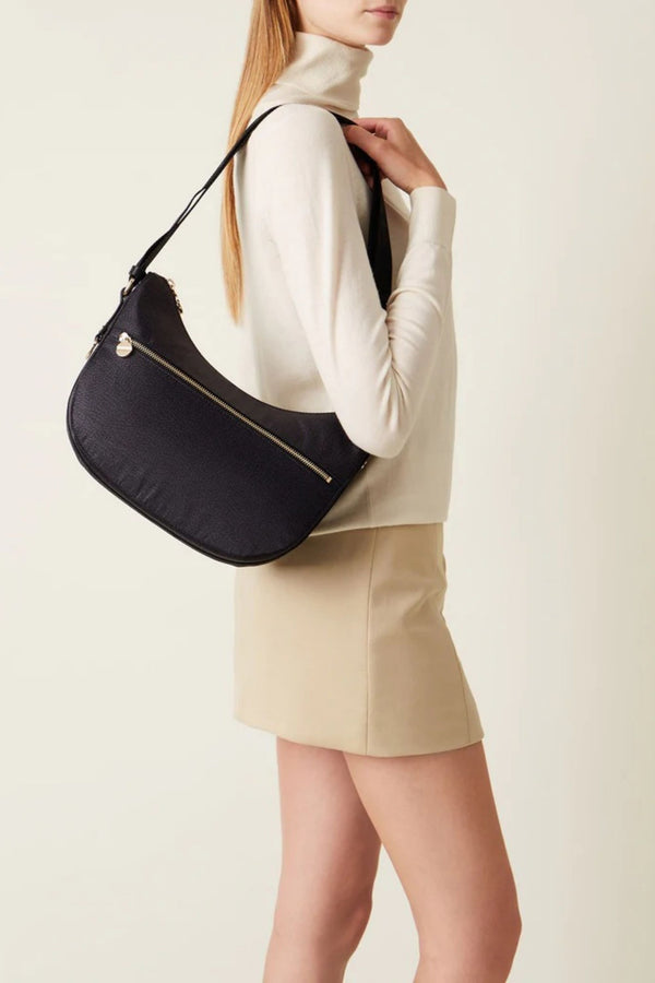 Borbonese Luna Bag Small Nero Donna - 1