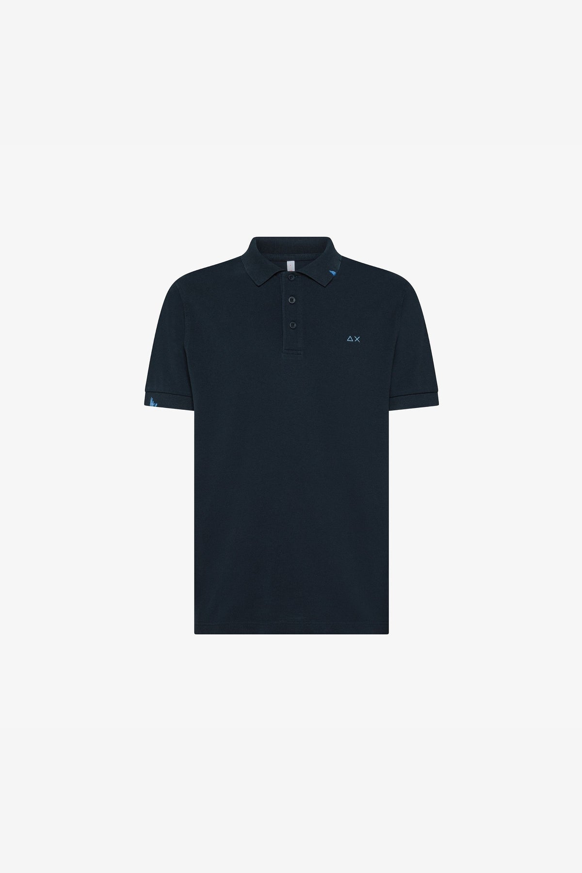 Sun 68 Polo Vintage Blu Uomo - 1