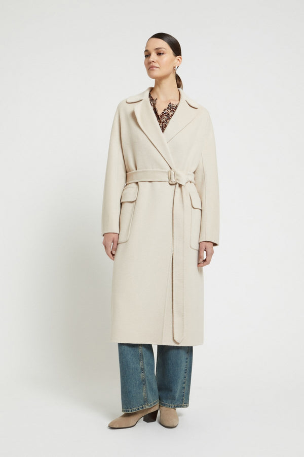 Ottod'ame Cappotto Lungo Double Beige Donna - 1