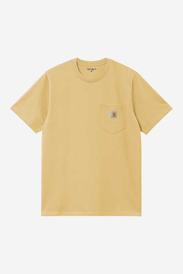 Carhartt Wip Pocket T-shirt Cotton Giallo Uomo - 1