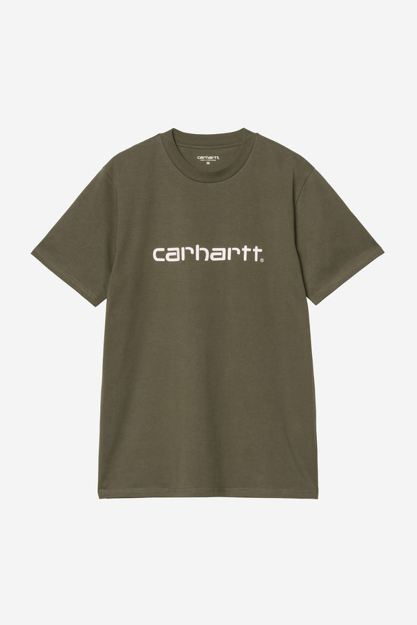 Carhartt Wip Script T-shirt Cotton Rosa Uomo - 1