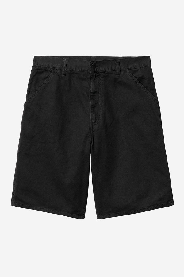Carhartt Wip Single Knee Short Cotton Nero Uomo - 1