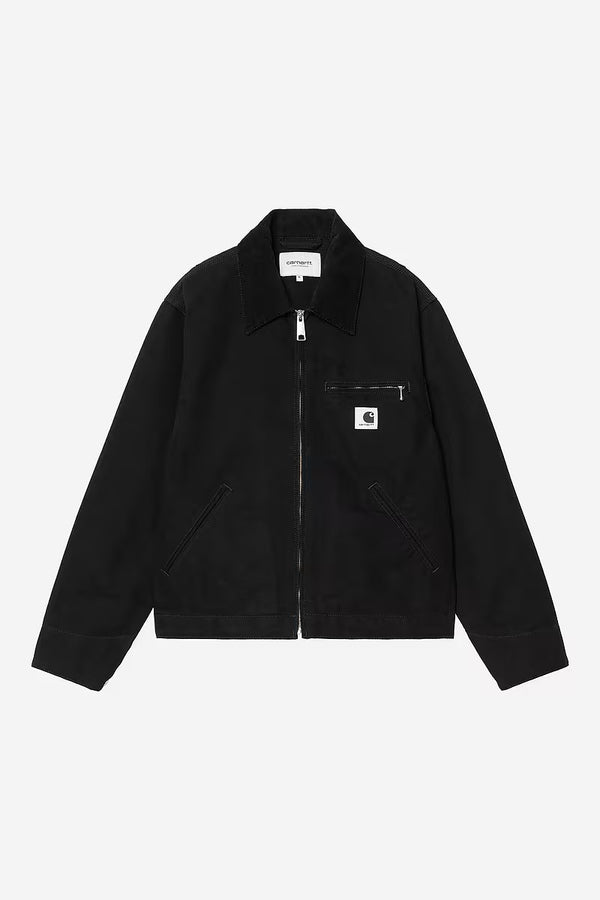 Carhartt Wip Giubbotto Detroit Canvas Nero Donna - 1