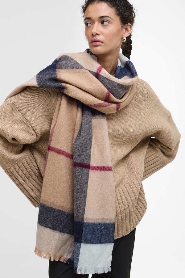 Barbour Rosefield Tartan Scarf Donna - 1