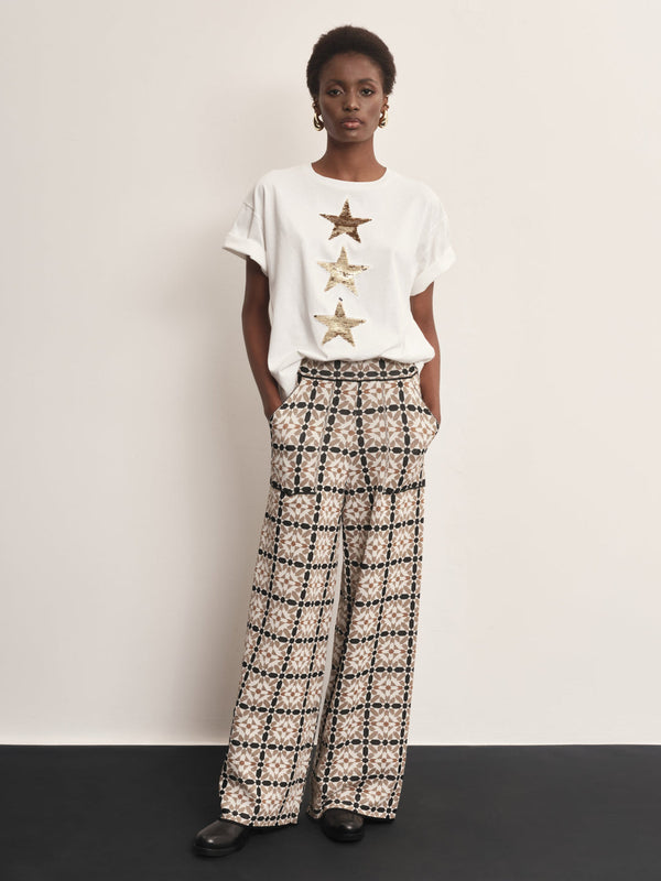 Akep Pantalone Jaquard Donna - 1