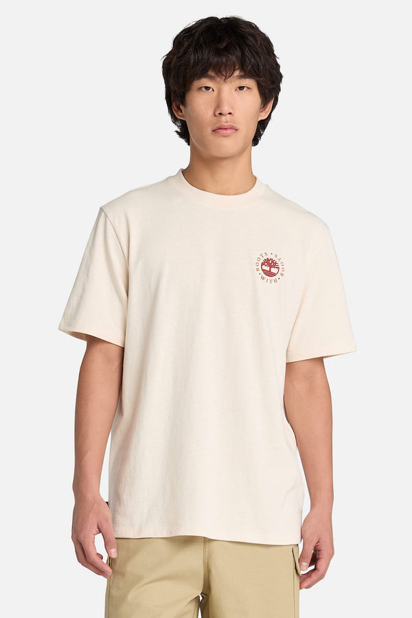 Timberland T-shirt Stampa Stampa Dietro Uomo - 1