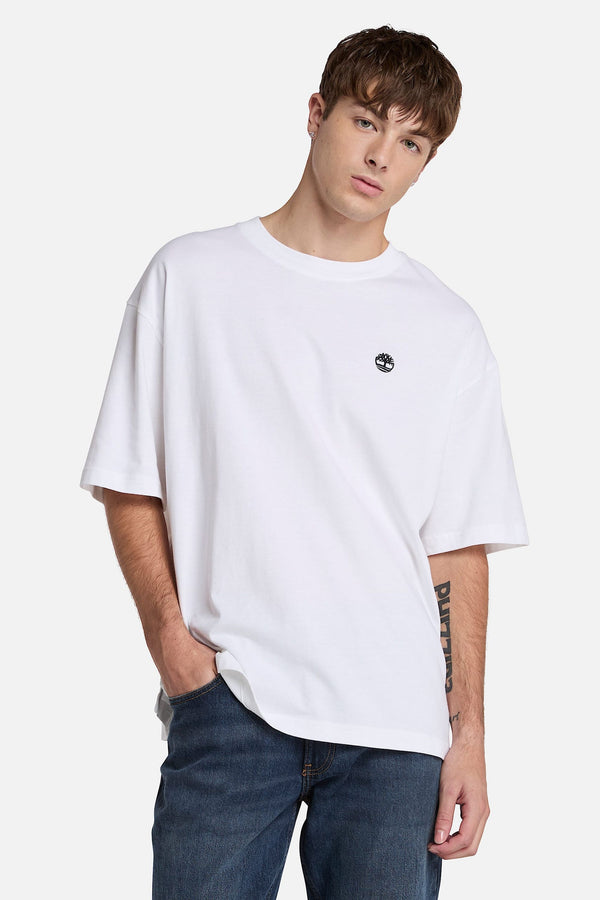 Timberland T-shirt Oversize Dustan River Bianco Uomo - 1