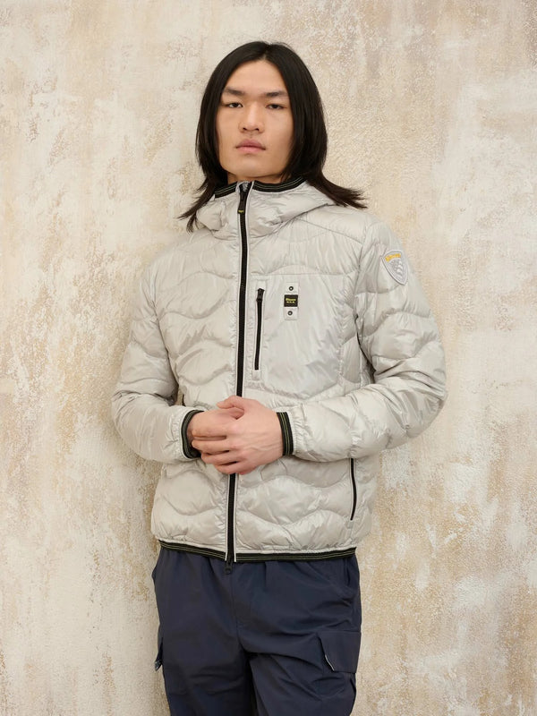 Blauer Piumino Ondina C/cappuccio Grigio Uomo - 1