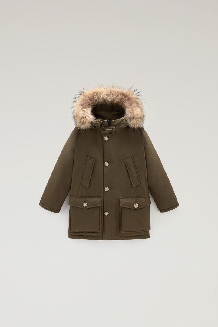 Woolrich Arctic Parka 4 Pockets Green Child - 1