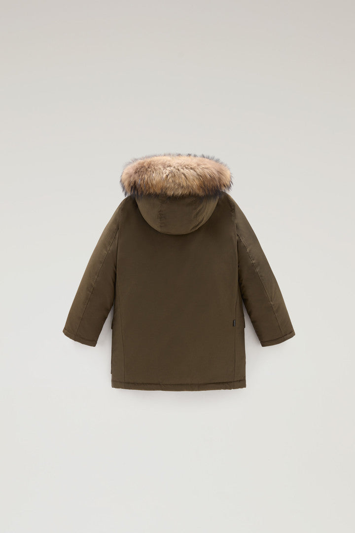 Woolrich Arctic Parka 4 Pockets Green Child - 2
