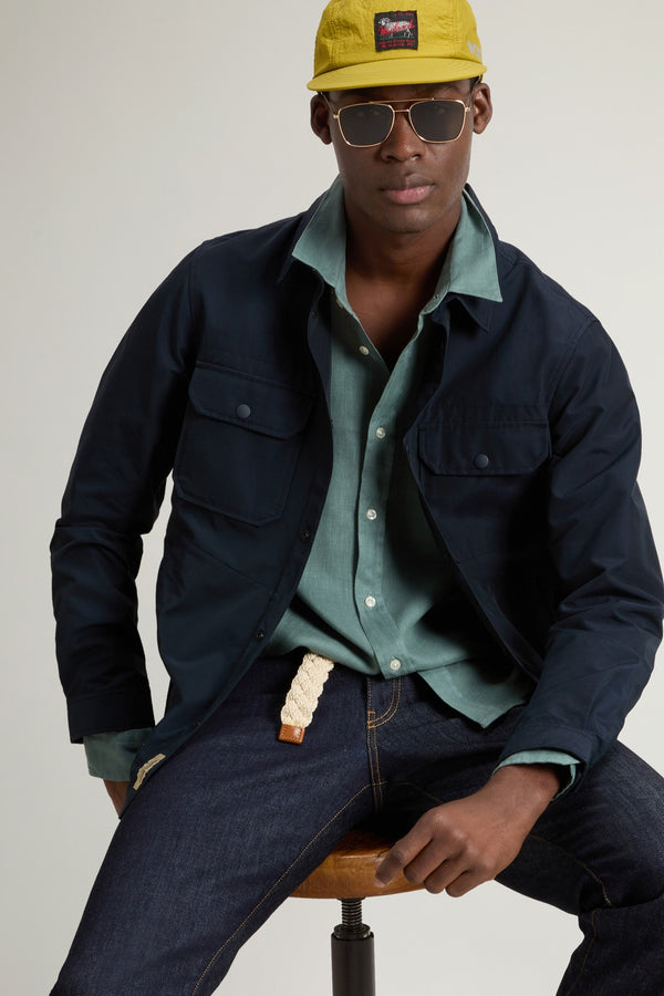 Woolrich Light Ramar Overshirt Blu Uomo - 1