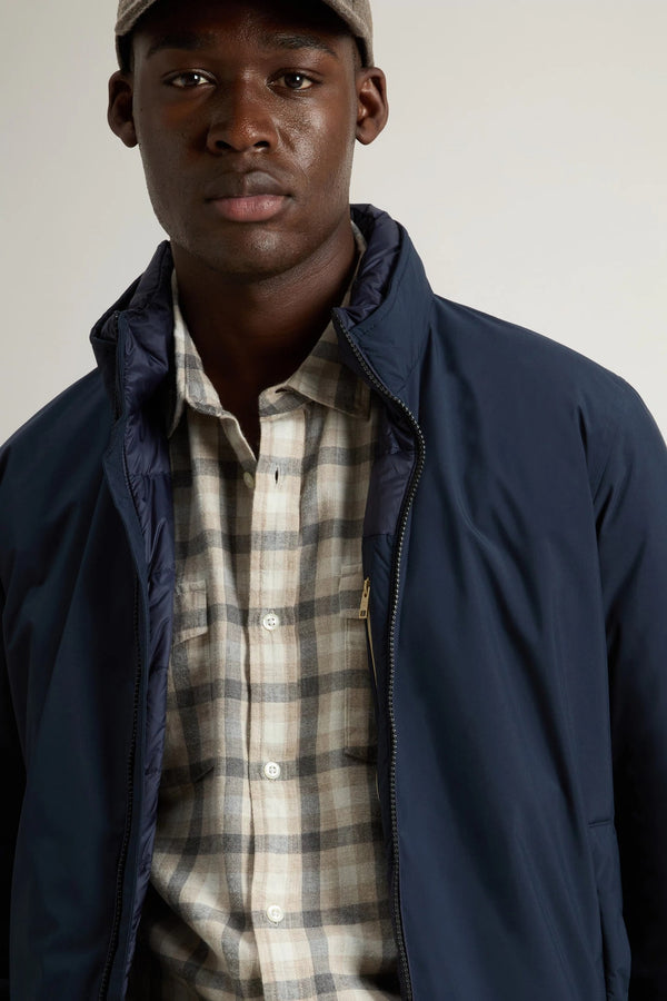 Woolrich Cloud Lewis Bomber Blu Uomo - 1