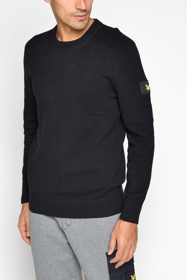 Lyle & Scott Felpa Girocollo Nero Uomo - 1