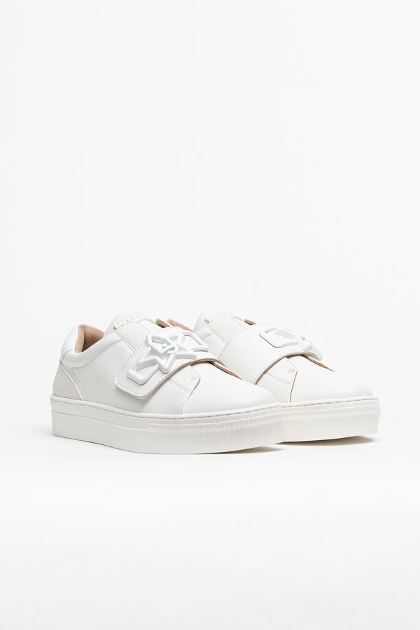 Liu Jo Shoes Sneakers Fdo Cassetta Bianco Bambina - 1