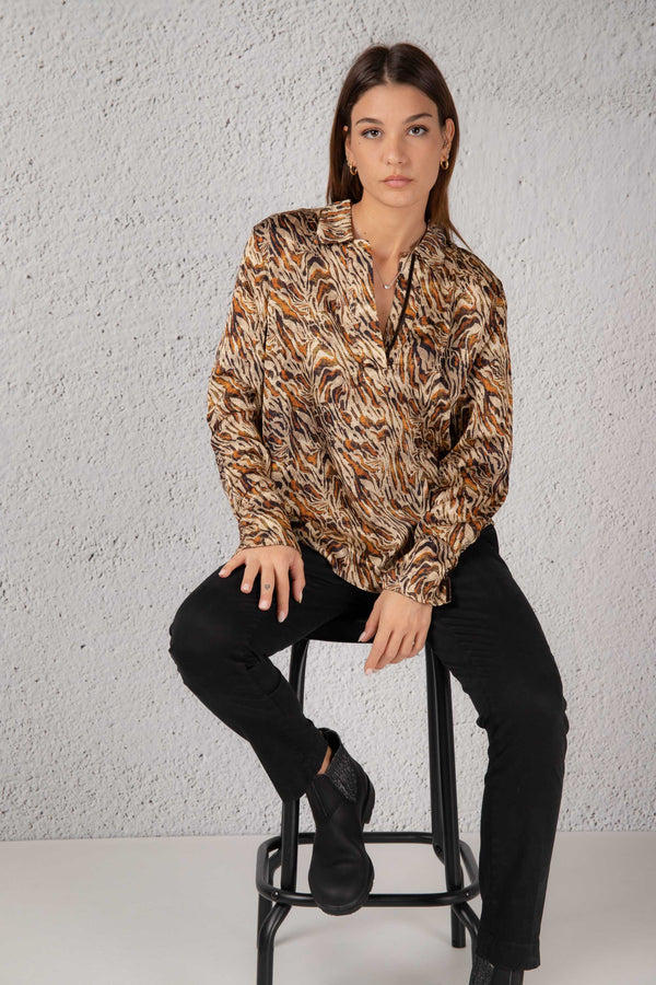 Mason's White Spot Effect Shirt for Women - 1