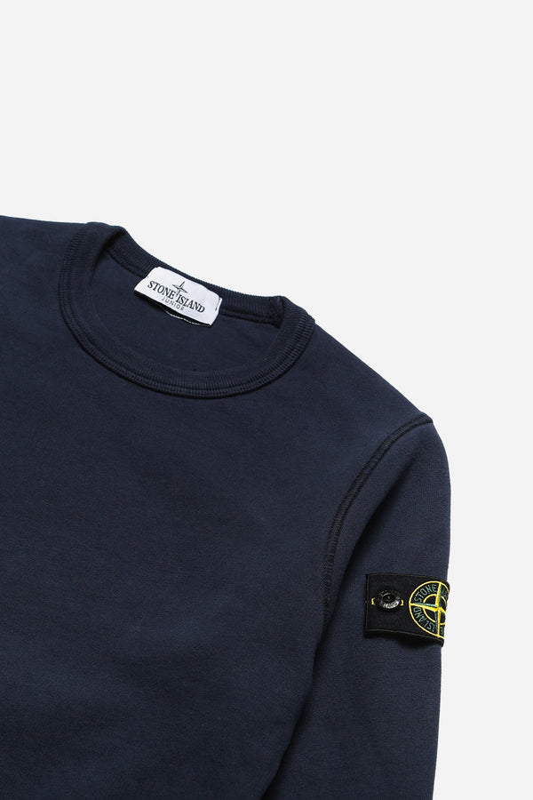 Stone Island Basic Blue Crew Neck Sweatshirt for Boys - 1