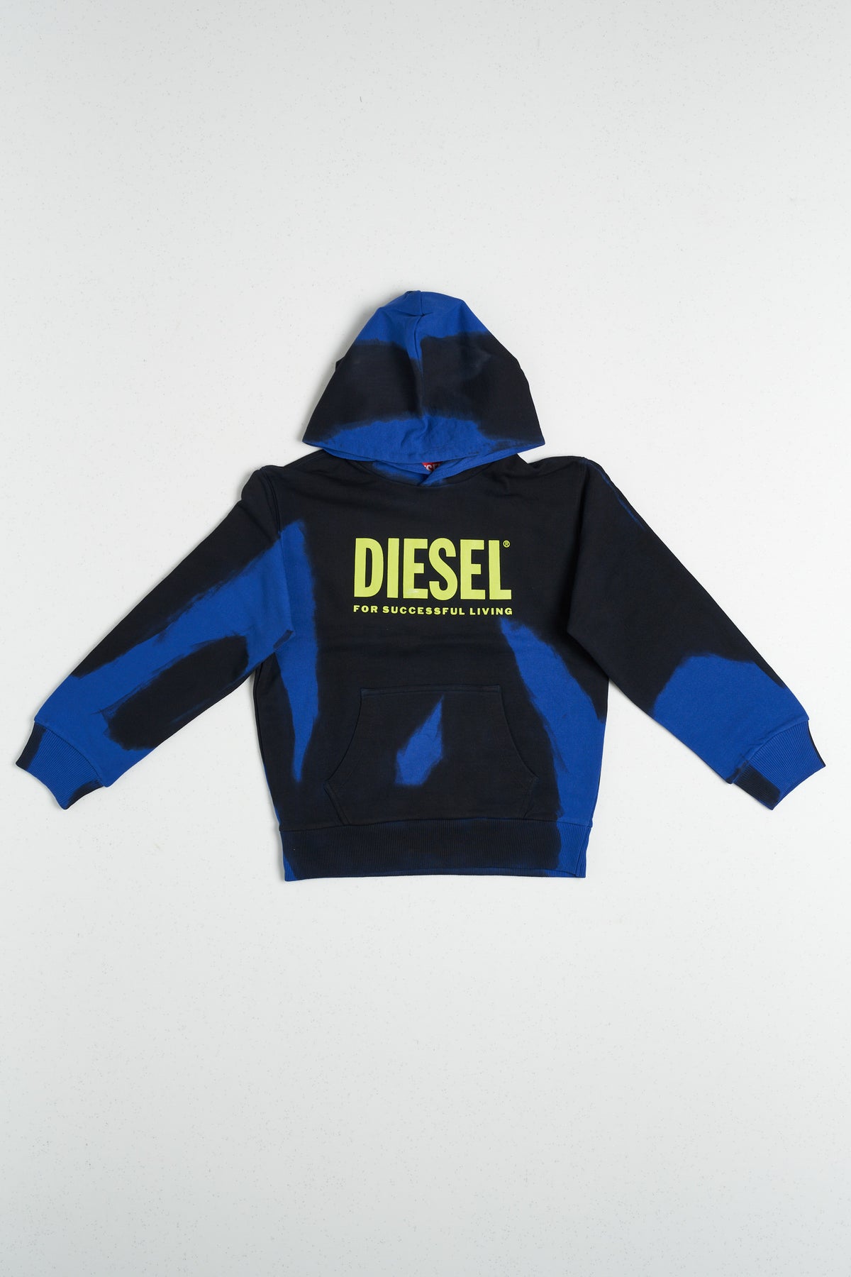 Diesel Kid Blue Logoed Hoodie for Boys - 1