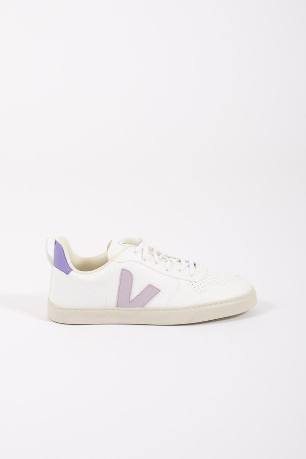 Veja Laced White Sneakers for Girls - 1