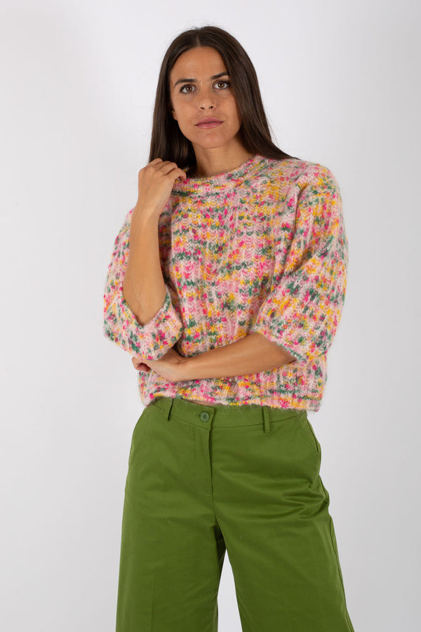 Weekend Maglia Multicolor Rosa Donna - 1