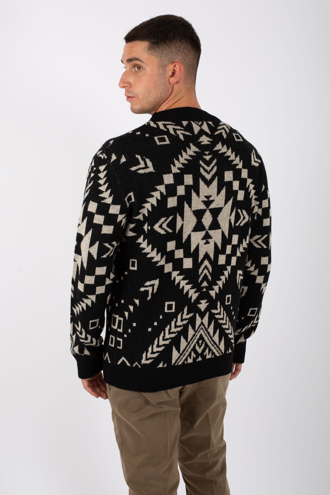 Tooco Men's Black Cardigan - 5