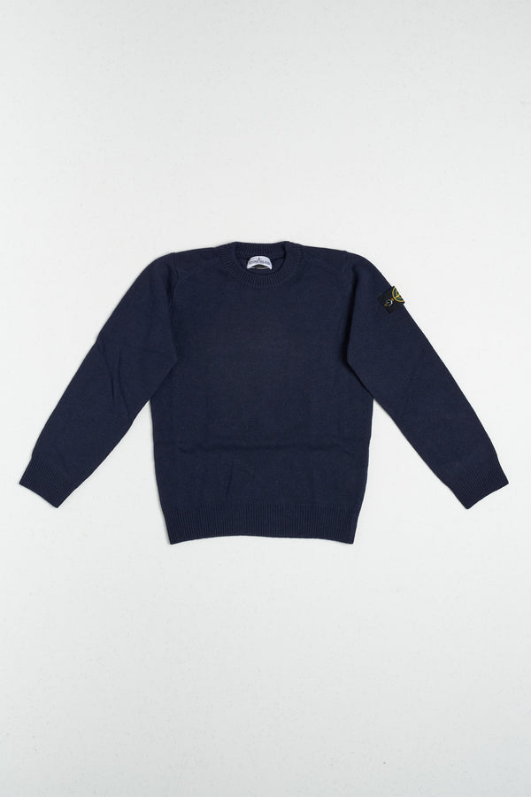 Stone Island Crewneck Knit Blue Child - 1