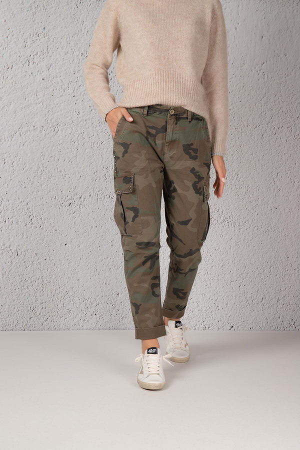 Mason's Green Pocket Trousers for Women - 1