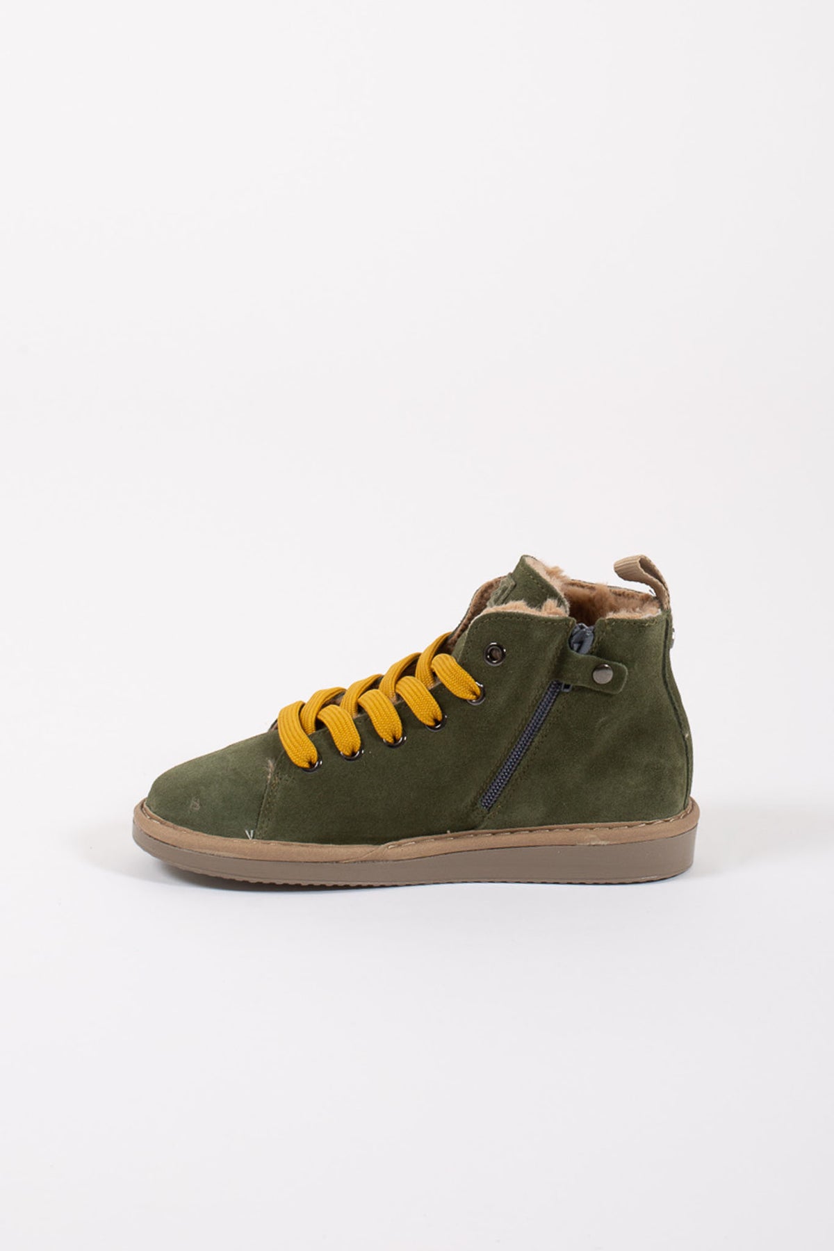 Panchic Ankle Boot Suede Green Child - 4