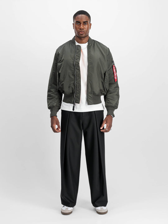 Alpha Industries Bomber Over Nylon Reversibile Grigio Uomo