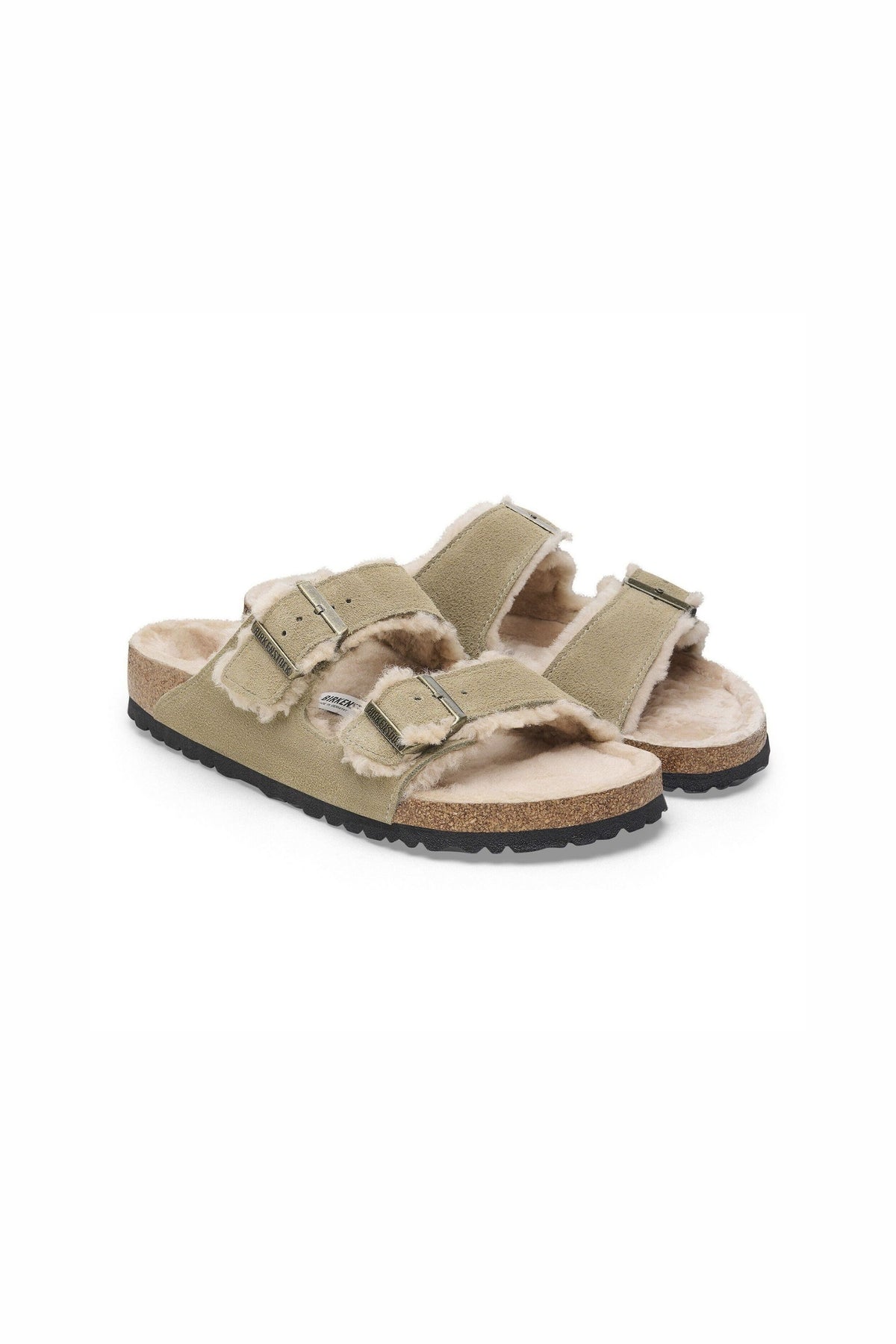 Birkenstock Arizona Shearling Grigio Donna - 3