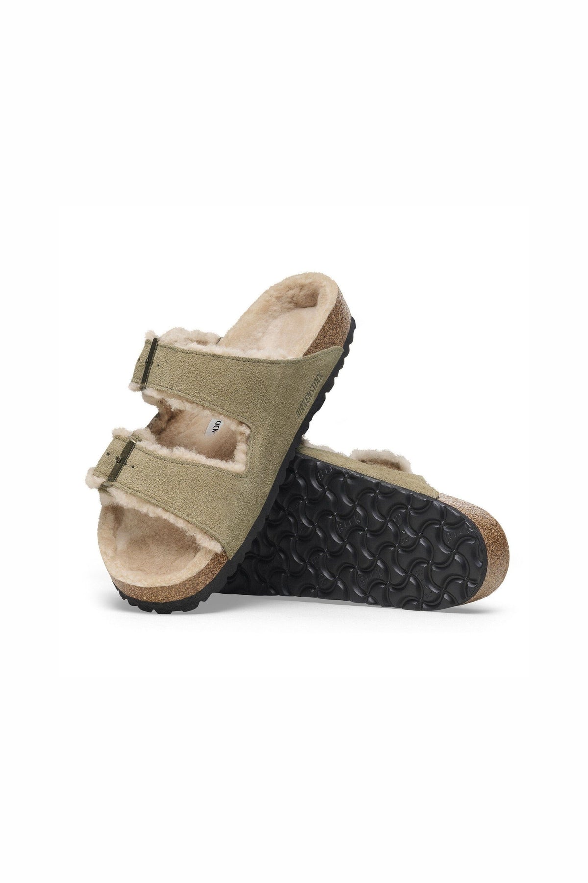Birkenstock Arizona Shearling Grigio Donna - 4