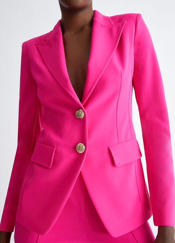 Liu Jo Blazer Jersey 2 Buttons Pink Women - 1