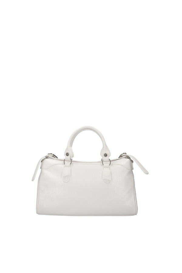 Liu Jo M Satchel Faux Leather Boston Bag White Women - 1