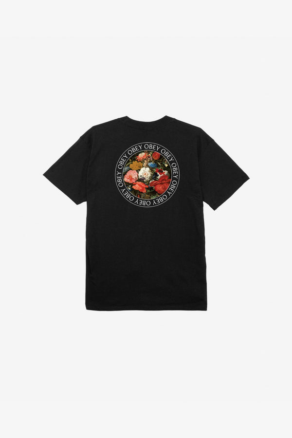 Obey Bouquet Tee Nero Uomo - 2