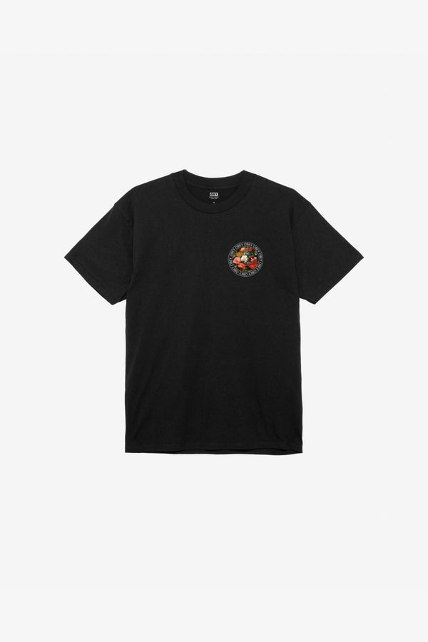 Obey Bouquet Tee Nero Uomo - 1