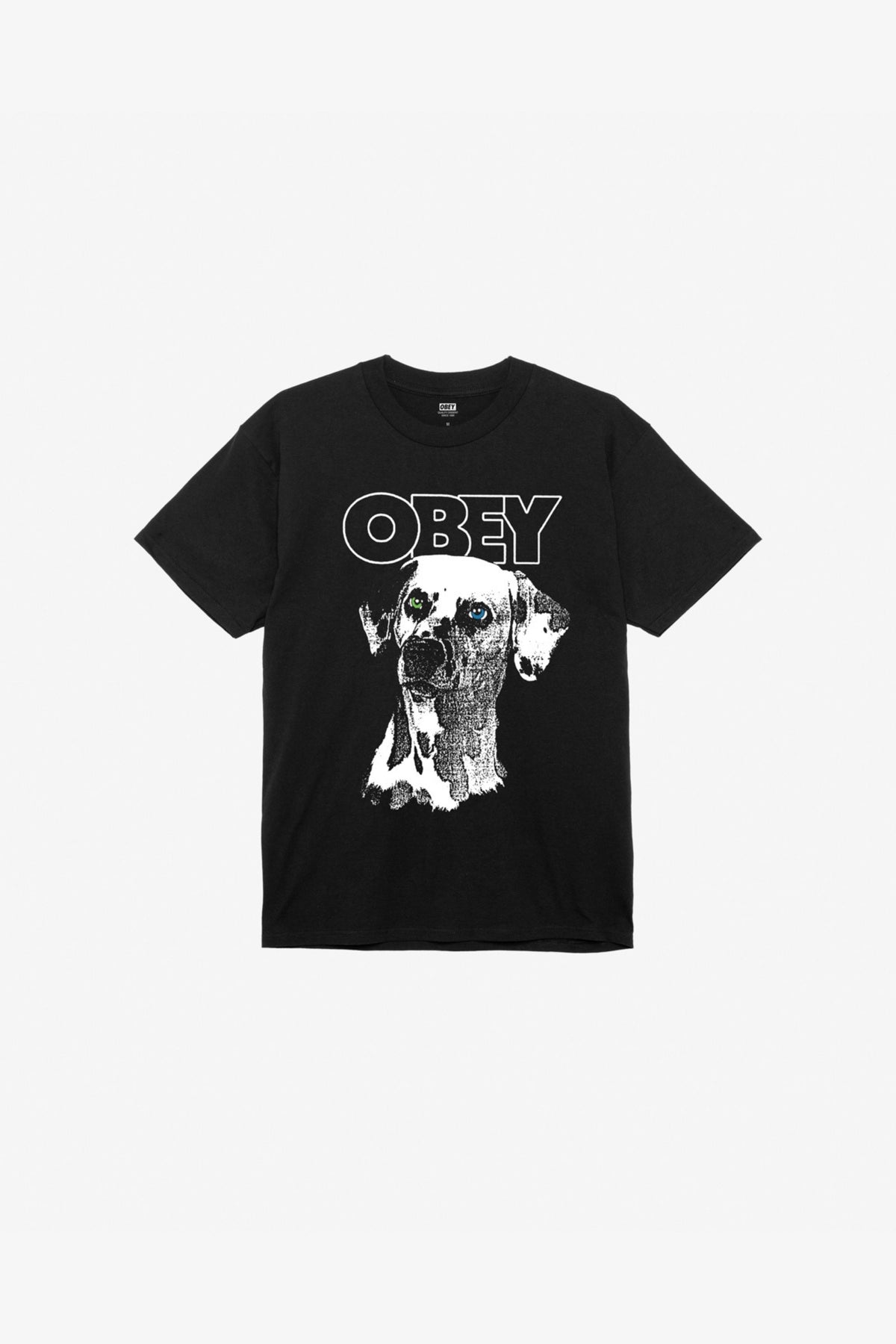 Obey Dalmation Tee Nero Uomo - 1