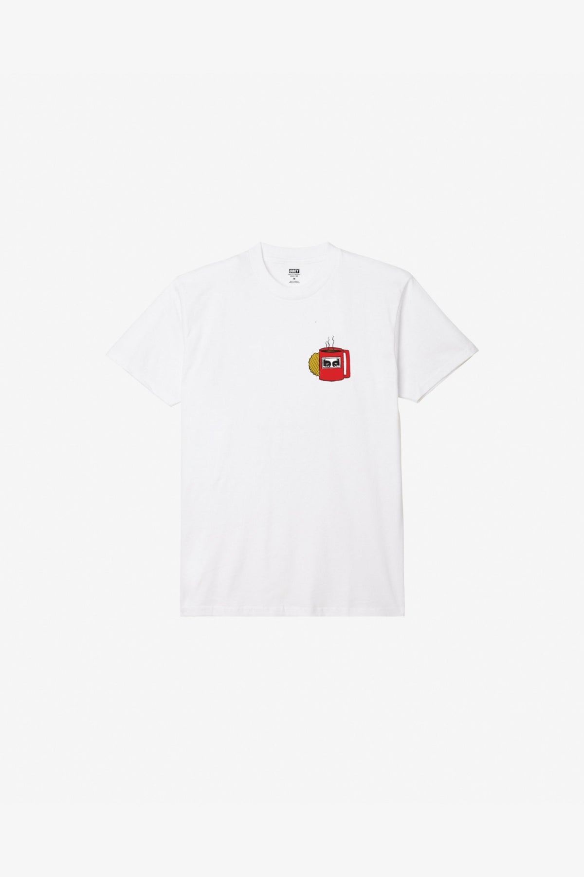 Obey Coffee Cup Tee Bianco Uomo - 1