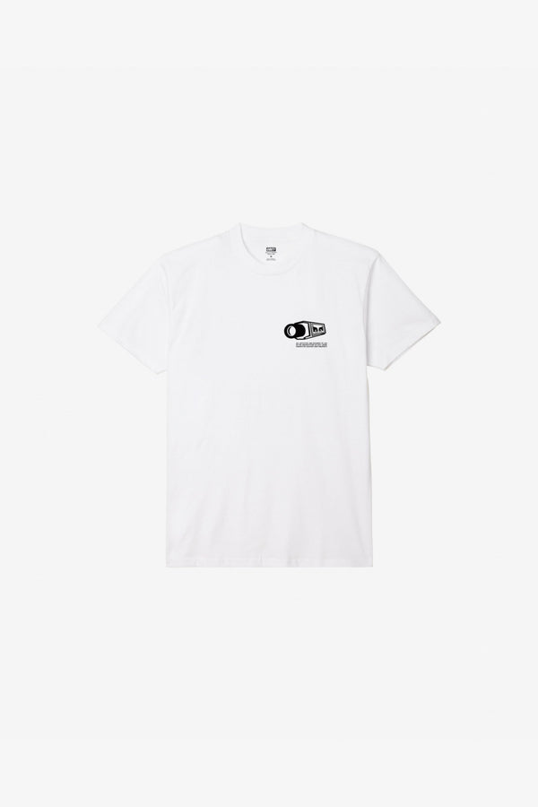 Obey Warning Tee Bianco Uomo - 1