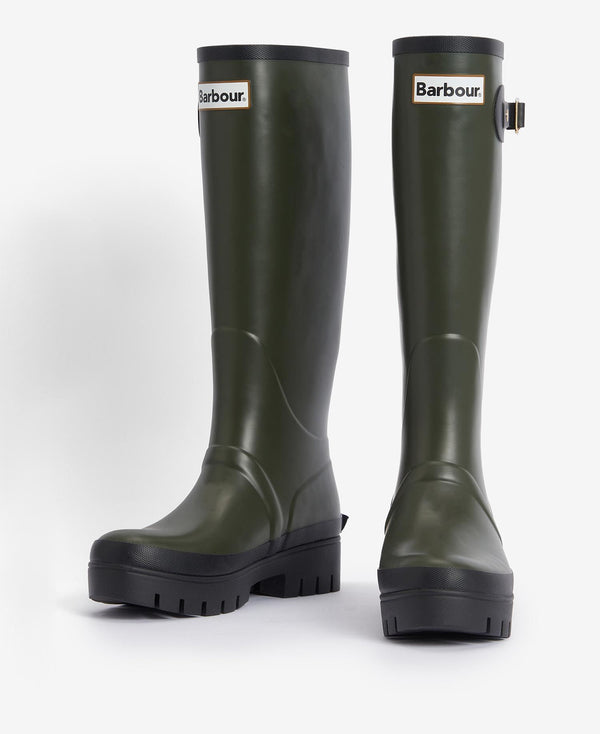 Barbour Snowdon Tall Welly Stivale Nero Donna - 2