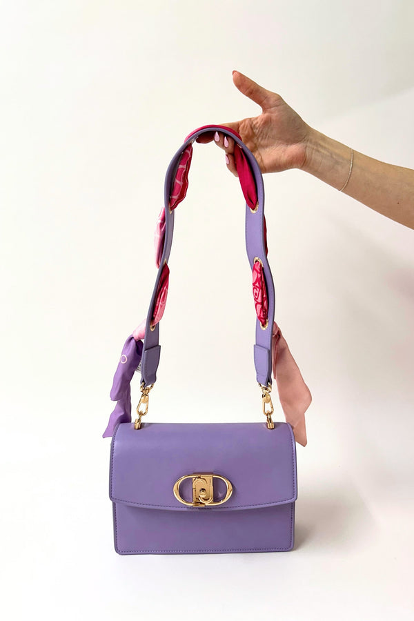 Liu Jo M Personalized Letter Crossbody Purple Woman - 1