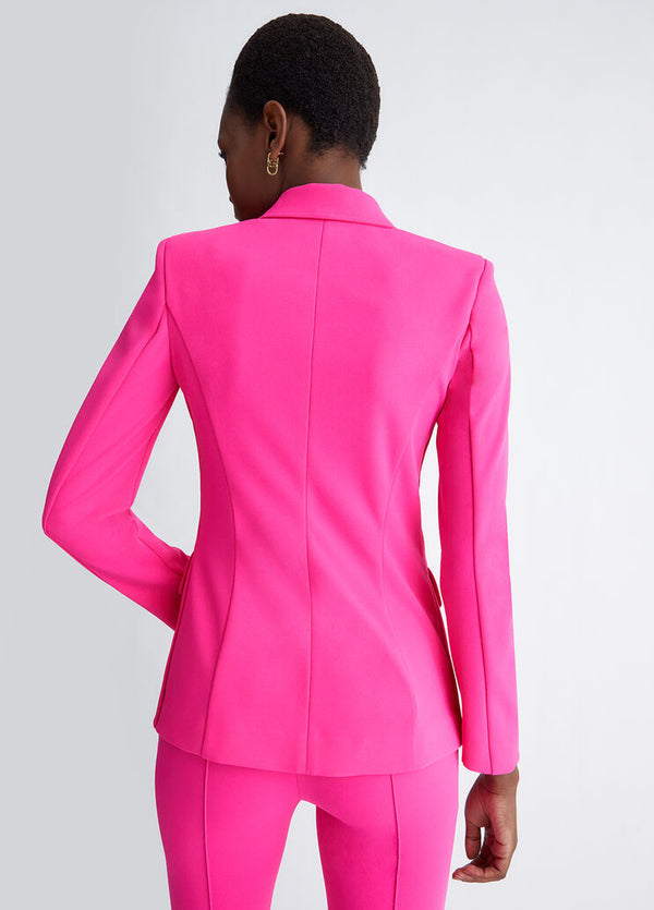 Liu Jo Blazer Jersey 2 Buttons Pink Women - 3