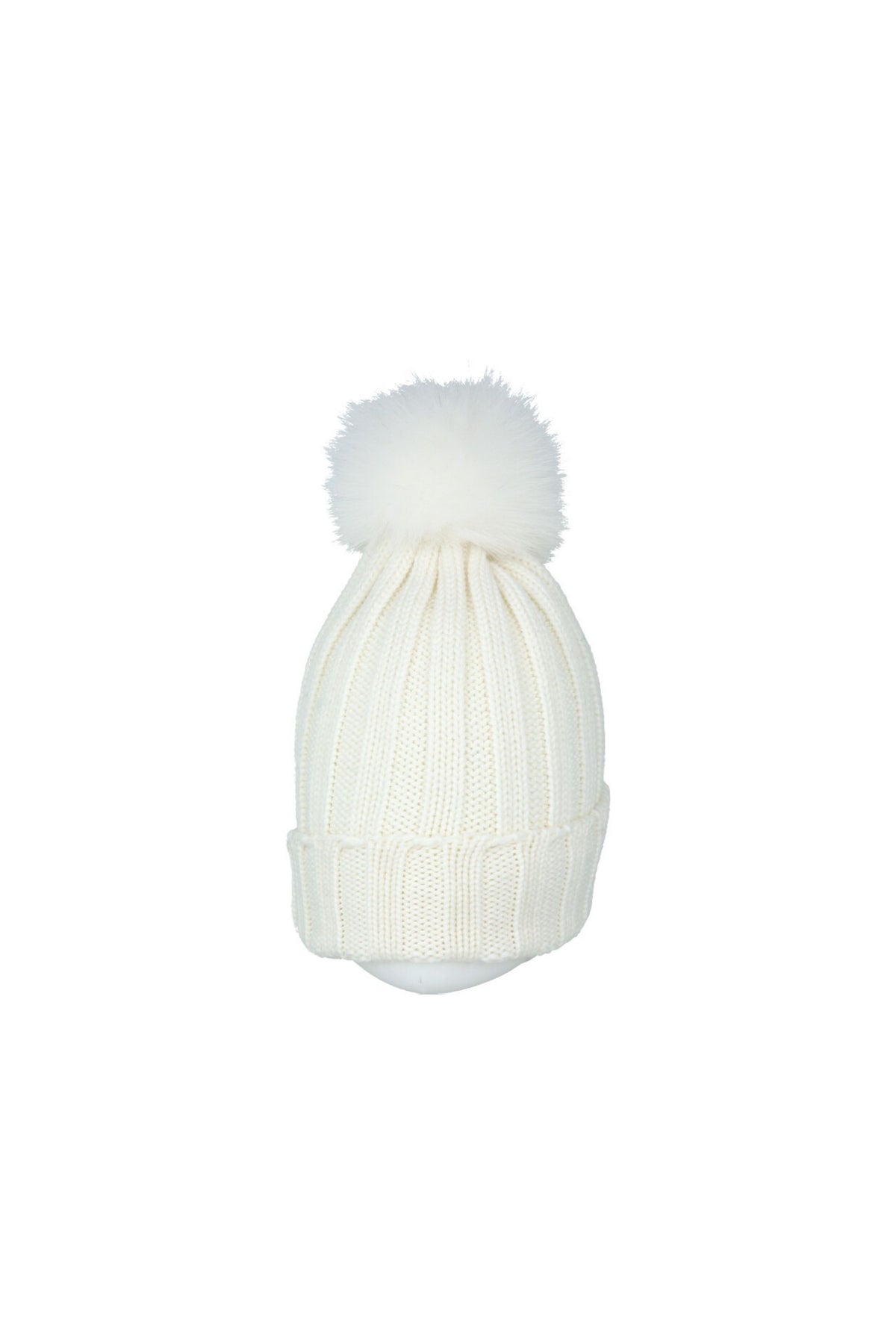 Regina Cuffia Canettona Pom Eco Bianco Donna - 1