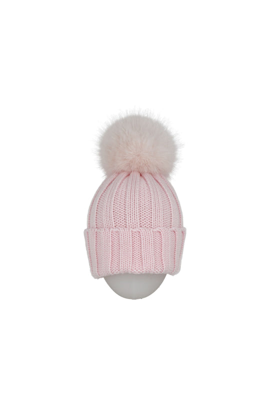 Regina Cuffia Canettona Pom Eco Rosa Donna