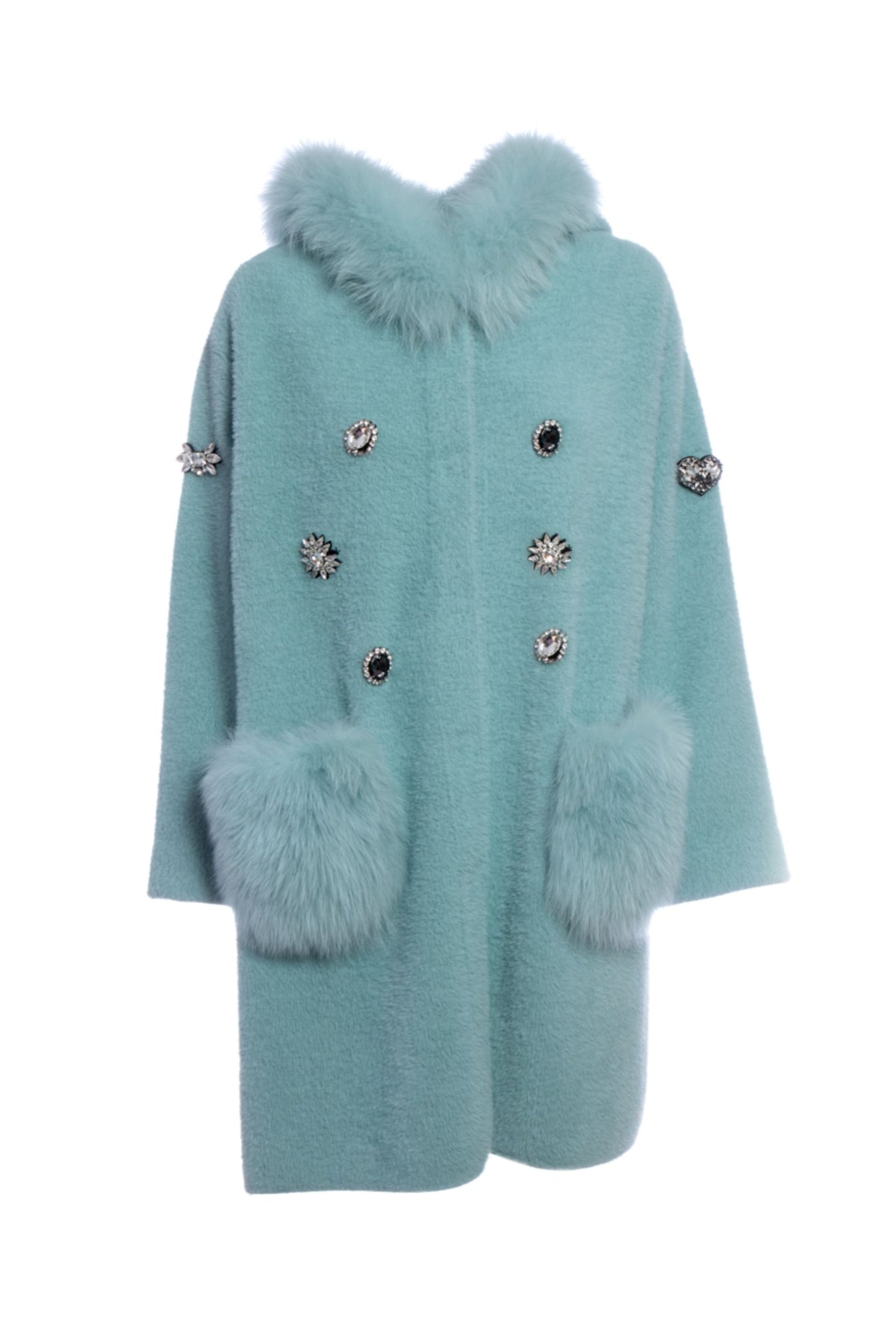 Regina Giacca Inserti Pelliccia Donna - 1