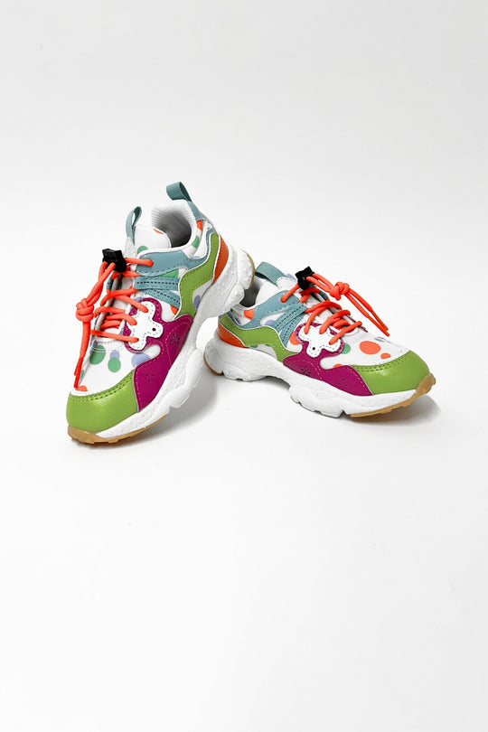 Flower Mountain Sneaker Yamano 3 Junior Green Unisex Children