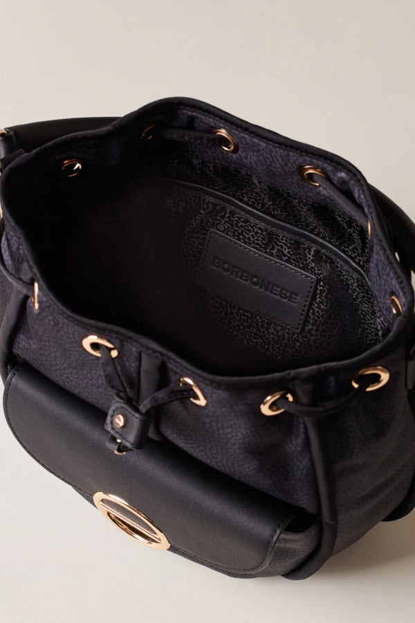 Borbonese Borsa Secchiello Nero Donna - 4