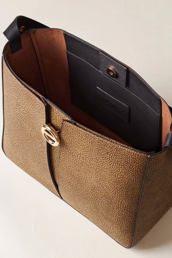 Borbonese Borsa Secchiello Naturale Donna - 4