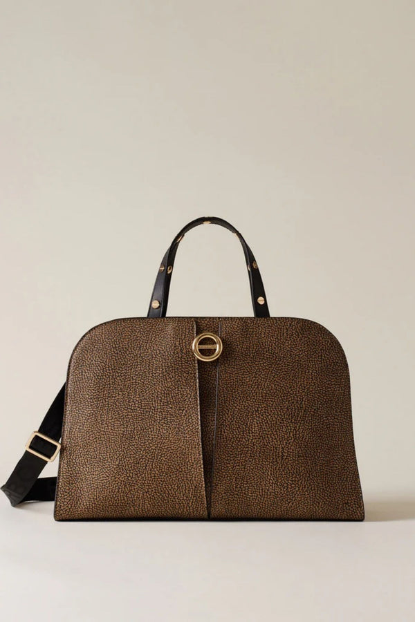 Borbonese Borsa Bauletto Naturale Donna - 2