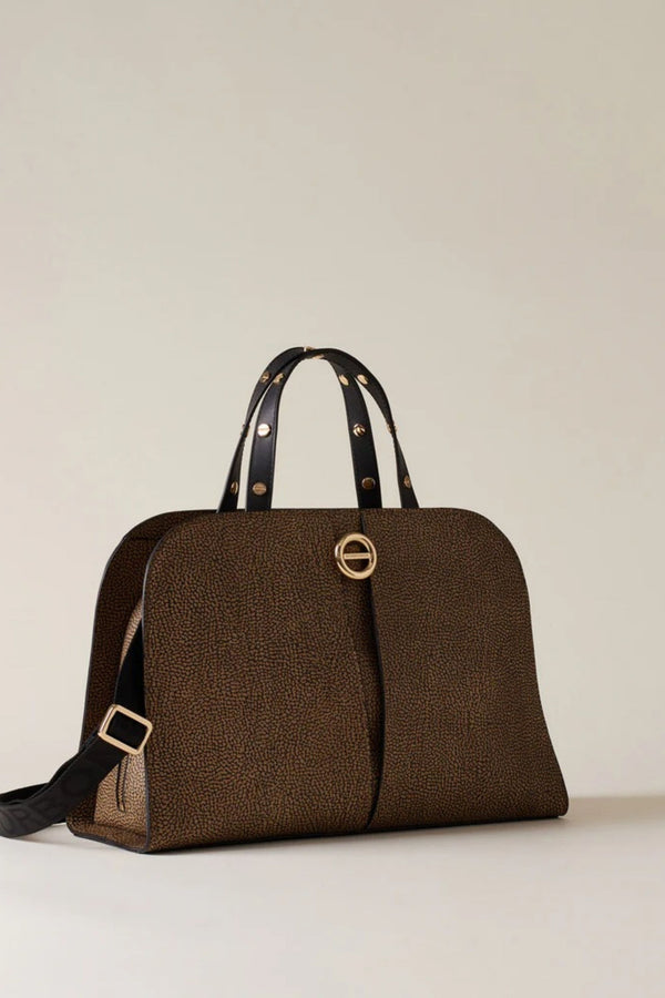 Borbonese Borsa Bauletto Naturale Donna - 3