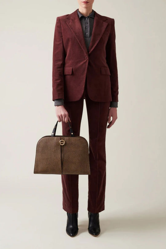 Borbonese Borsa Bauletto Naturale Donna