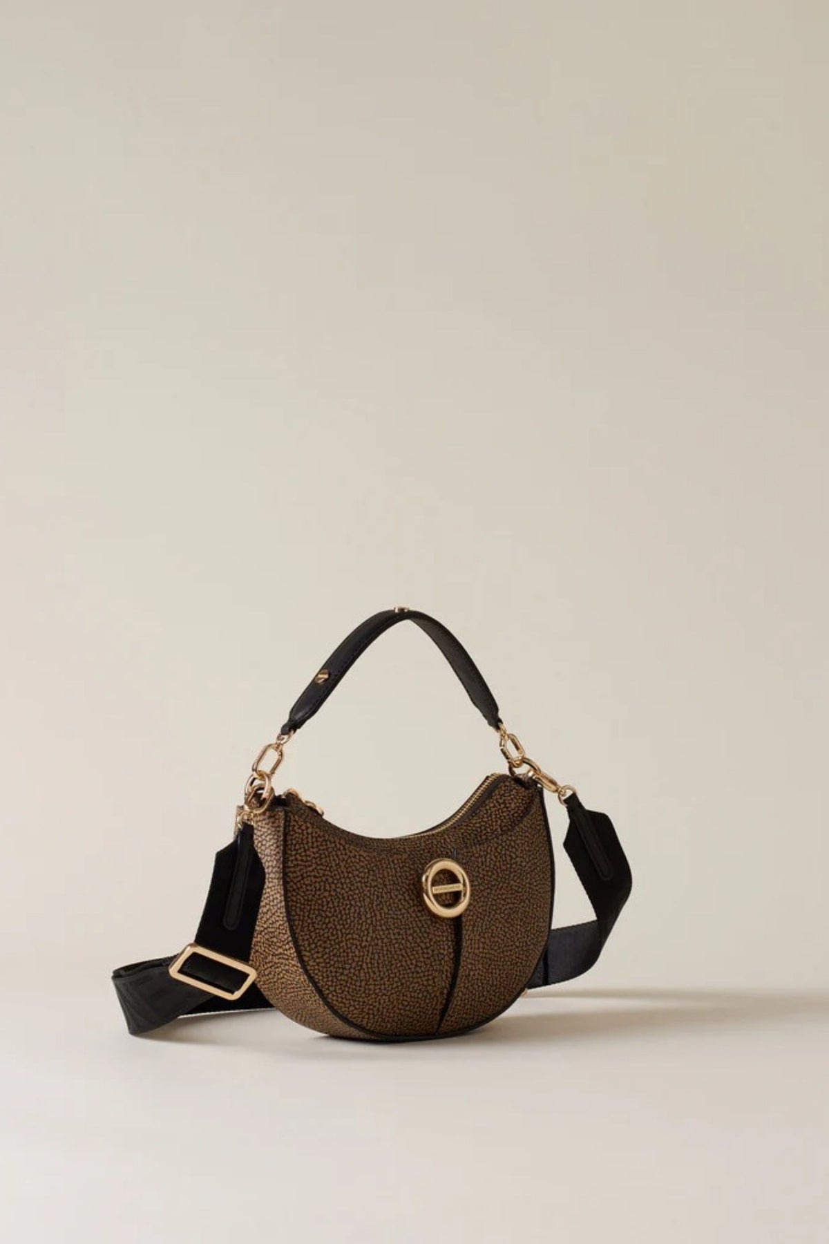 Borbonese Borsa Cross Over Naturale Donna - 2